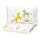 Current variation: white multicolor/unicorn pattern