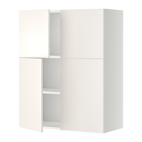 METOD, wall cabinet with shelves/4 doors. 1 of 1 open dialog