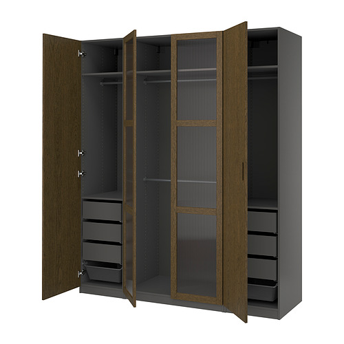 PAX / TONSTAD, wardrobe combination 1 of 5 open dialog