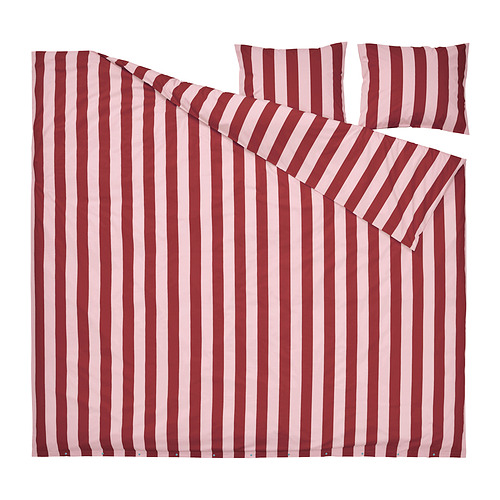 SLÅNHÖSTMAL, Funda edredón y fundas almohada para cama doble. 2 de 2 abrir diálogo