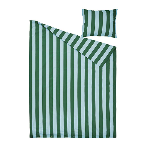 SLÅNHÖSTMAL, Duvet cover for single bed and pillowcase(s). 2 of 3 open dialog