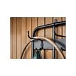 PINNIG coat rack with shoe storage bench