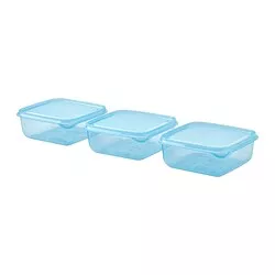 Bolsas Reutilizables IKEA ISTAD Con Cierre Hermético - Ideales Para Alimentos, Sandwich, Congelador, Prácticas Y Sin BPA