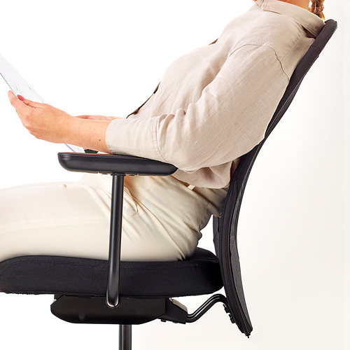 FLINTAN, office chair with armrests 7 of 9 open dialog