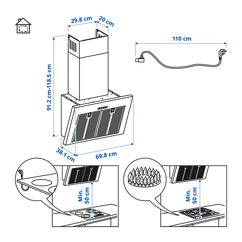 BEMÖTA, extractor de pared 9 de 9 open dialog
