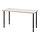 LAGKAPTEN/OLOV, desk, White anthracite/black