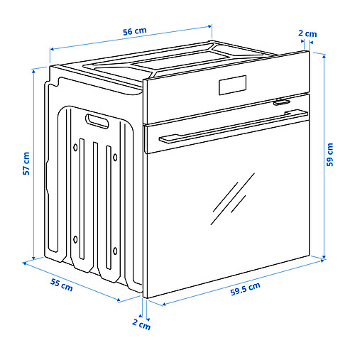 FRILLESBO, horno con ventilador aire forzado. 2 de 2 open dialog