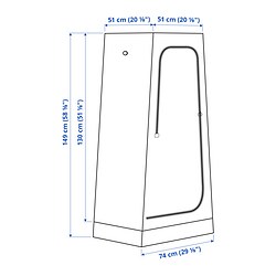 Ilustración de medidas - VUKU armario