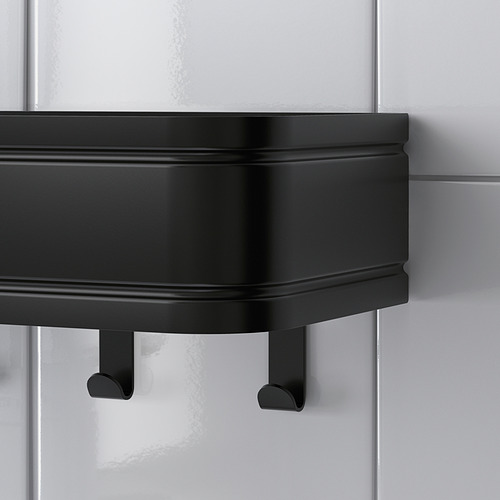 LILLASJÖN, wall shelf with 5 hooks 3 of 3 open dialog