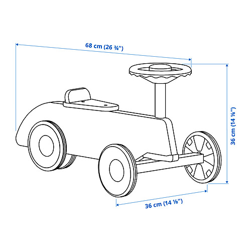 FÄLTHARE, ride-on toy car. 6 of 6 open dialog