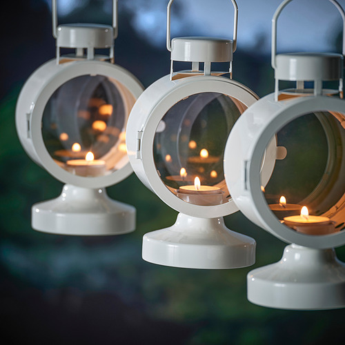 FLODSVALA, lantern f/tealight, indoor/outdoor. 3 of 4 open dialog