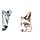 Select colour variation: Bear and fox