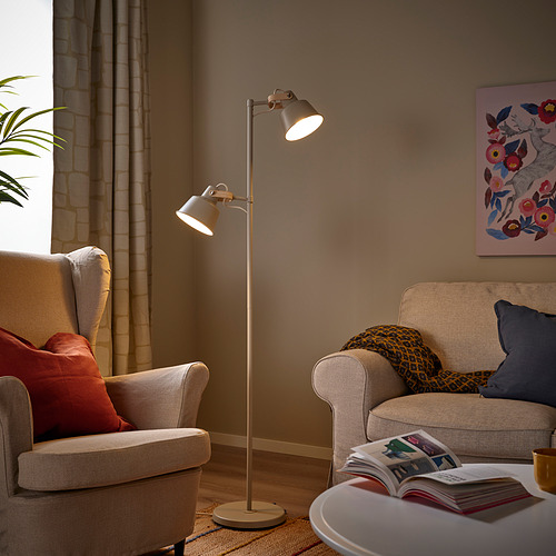 SJÖMAKT, floor lamp with 2-spot. 4 of 4 open dialog