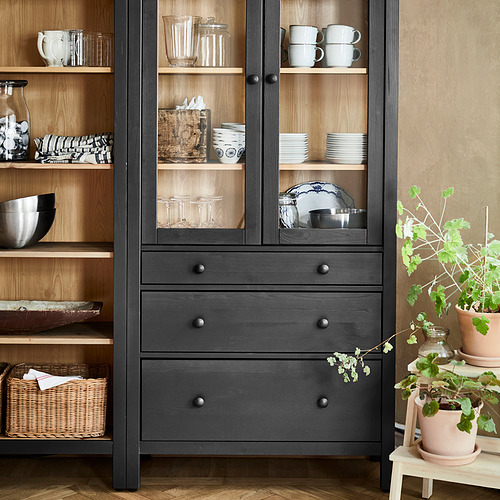 HEMNES, storage combination w doors/drawers. 3 of 6 open dialog