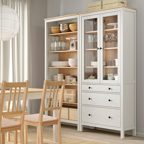 HEMNES, storage combination w doors/drawers. 4 of 6 open dialog