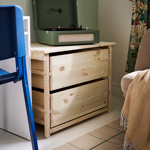 KRONÖREN, cómoda de 2 cajones. 2 de 7 open dialog