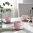 FÄRGKLAR taza con plato