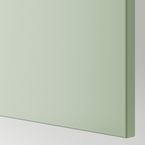 Panel de cubierta liso, verde claro, textura impecable. Perfecto para la serie STENSUND, fácil de limpiar.