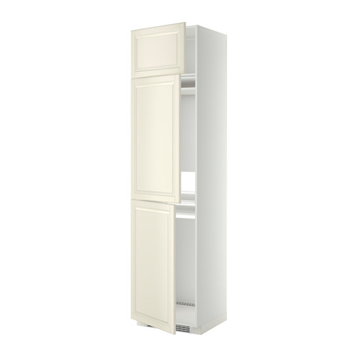 Mueble Ikea METOD blanco roto con bordes biselados, alto, rectangular.