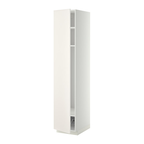 METOD, high cabinet w shelves/wire basket 1 of 3 open dialog