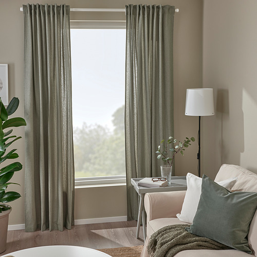 LENDA, curtains with tie-backs, 1 pair. 2 of 9 open dialog