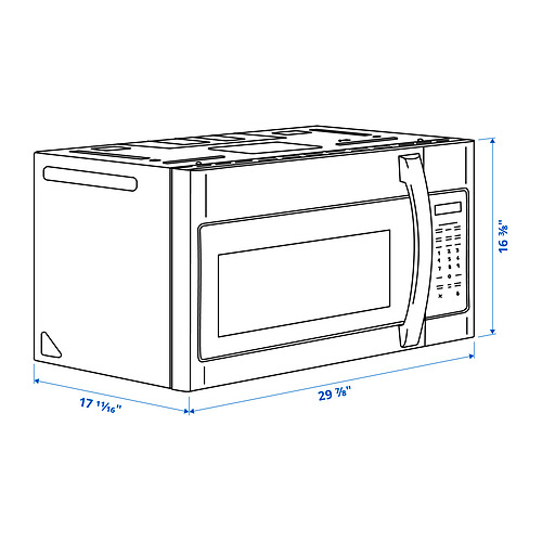 YGSBO, over-the-range convection microwave. 2 of 2 open dialog