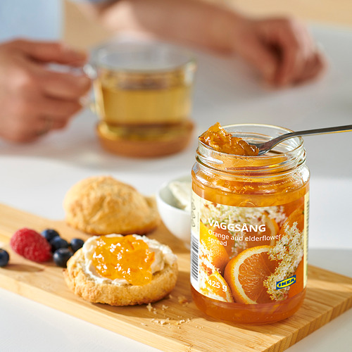 VAGGSÅNG, orange and elderflower spread. 5 of 5 open dialog