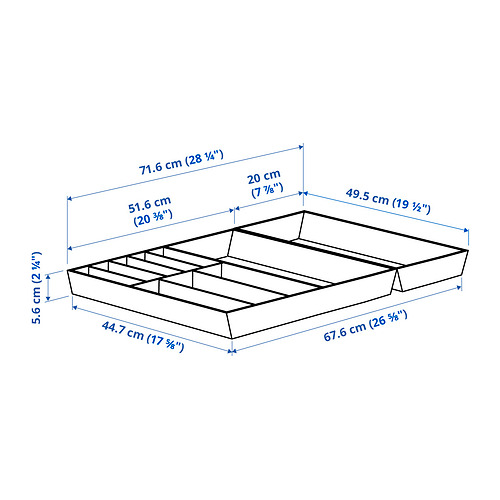 UPPDATERA, flatware tray/utensil tray. 3 of 3 open dialog