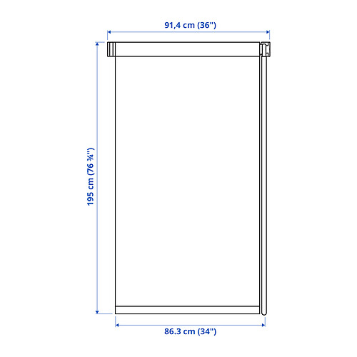 FRIDANS, black-out roller blind 9 of 9 open dialog