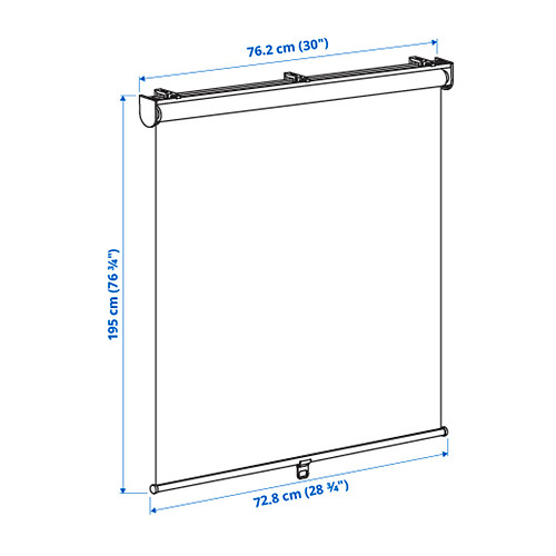 SKOGSKLÖVER, roller blind 10 of 10 open dialog