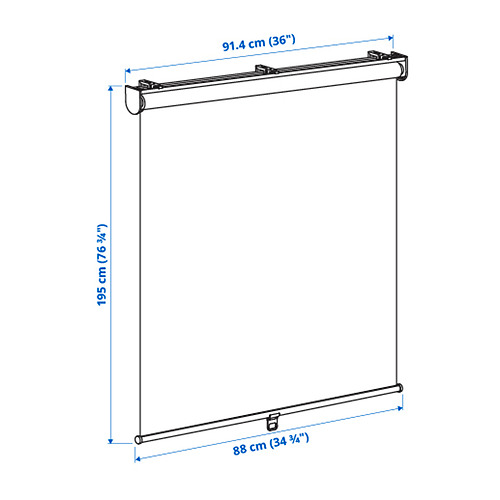 SKOGSKLÖVER, roller blind 10 of 10 open dialog