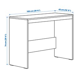 Ilustración de medidas - LASTARE mesa
