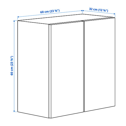 LASTARE, wall mounted frame with doors. 2 of 4 open dialog