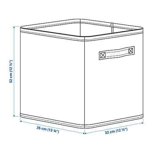 SLÅTTERVALL, storage basket. 6 of 6 open dialog