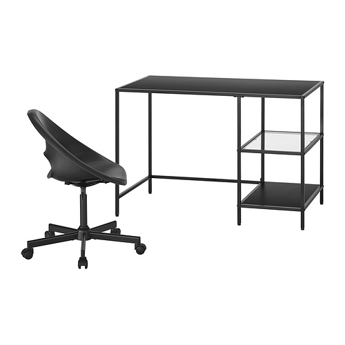 VITTSJÖ / ELDBERGET, escritorio y silla. 1 de 10 open dialog