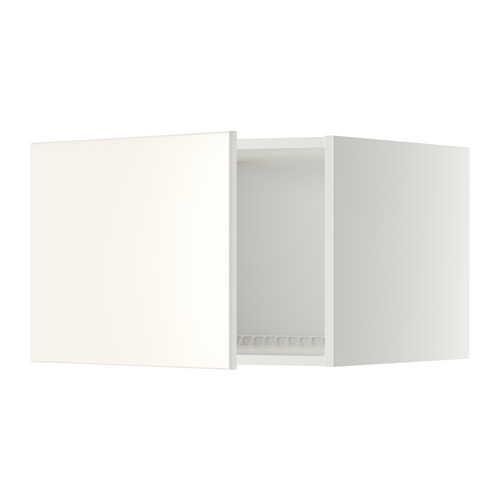 Un mueble de cocina METOD blanco con superficies lisas y diseño moderno.