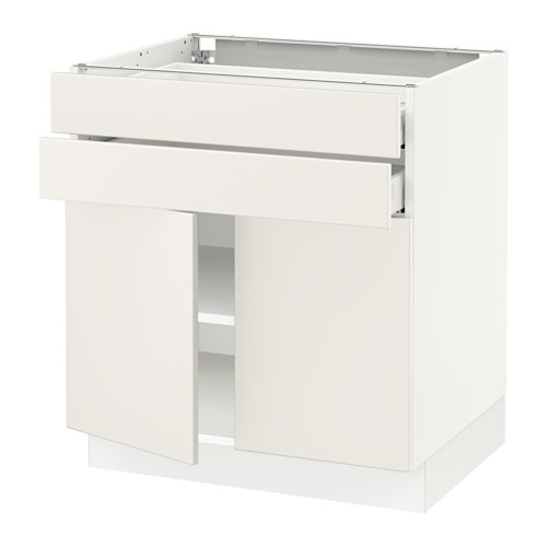 SEKTION / MAXIMERA, base cabinet w 2 doors/2 drawers. 1 of 2 open dialog