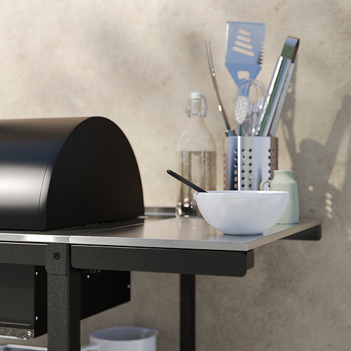 GRILLSKÄR, charcoal grill w 2 side tables 4 of 10 open dialog
