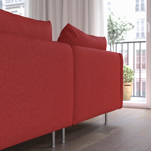 SÖDERHAMN, sectional, 4-seat with chaise 4 of 6 open dialog