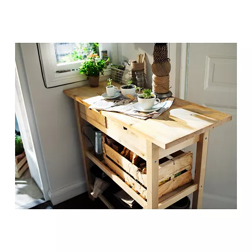 IKEA Gran Canaria - FÖRHÖJA carrito, abedul, 100x43 cm