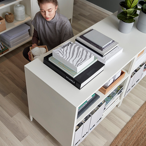 TROTTEN, cabinet with sliding doors 3 of 10 open dialog