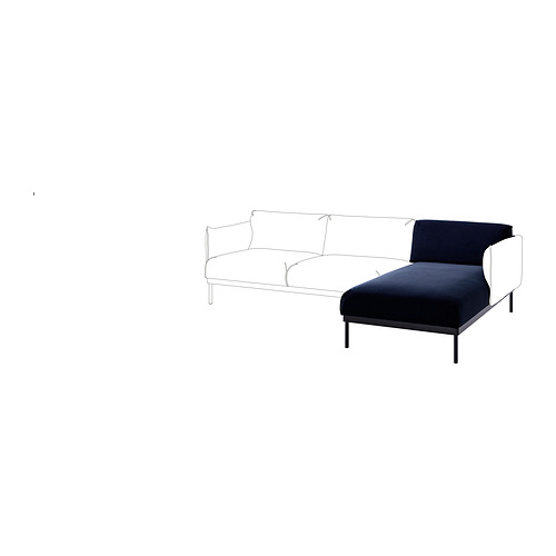 ÄPPLARYD, chaise section 1 of 3 open dialog