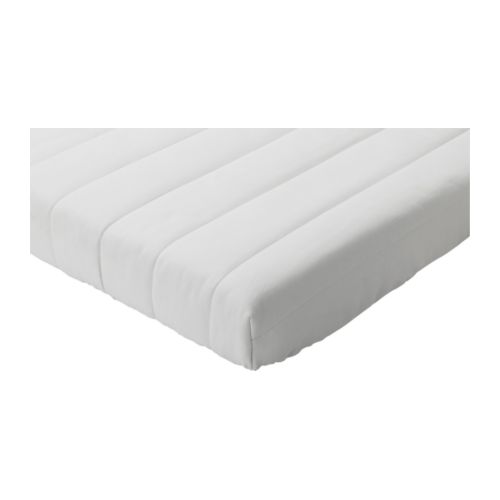 Colchón sofá-cama lycksele blanco, rectangular con diseño acolchado, funda de tela.