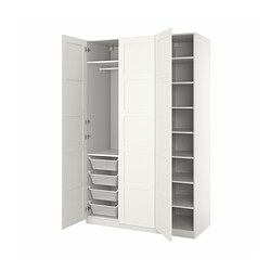 PAX/KAMMARTORP/GULLABERG, combinación armario, BERGSBO blanco