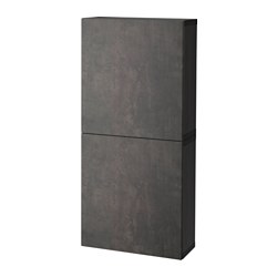 Current variation Black-brown Kallviken / dark gray concrete effect