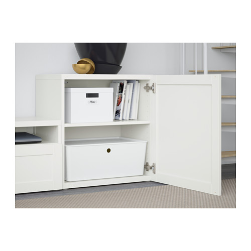 BESTÅ, TV storage combination with drawer rail, soft close. 5 of 9 open dialog