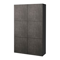Current variation Black-brown Kallviken / dark gray concrete effect