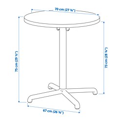 Measurement Illustration - STENSELE table