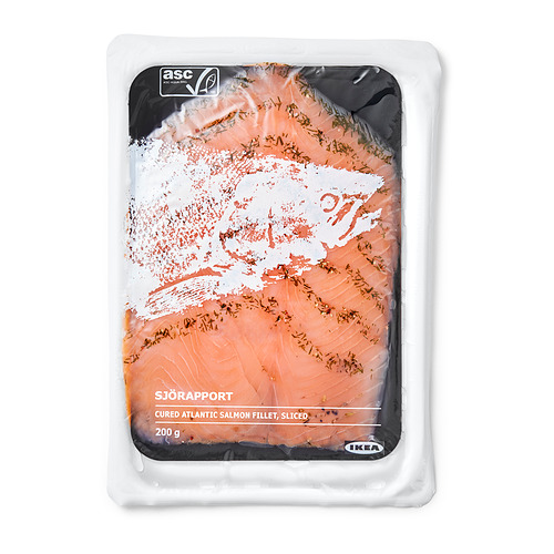 SJÖRAPPORT, cured salmon 1 of 4 open dialog