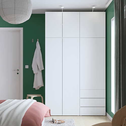 PLATSA, wardrobe with 6 doors+3 drawers 2 of 3 open dialog